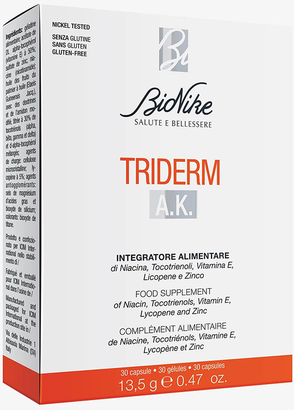TRIDERM AK 30 CAPSULE - famajoy.it