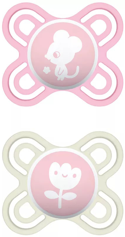 MAM SUCCHIETTO PERFECT START 0-2 MESI SILICONE SINGLE BOX FEMMINA - famajoy.it