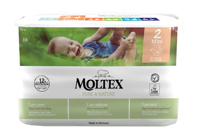 PANNOLINI MOLTEX PURE & NATURE MINI 3-6 KG TAGLIA 2 38 PEZZI - famajoy.it