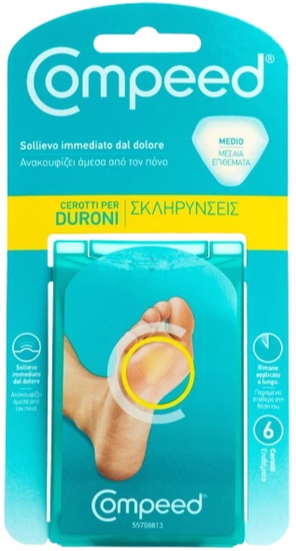 COMPEED CEROTTI PER DURONI MEDIO 6 PEZZI - famajoy.it