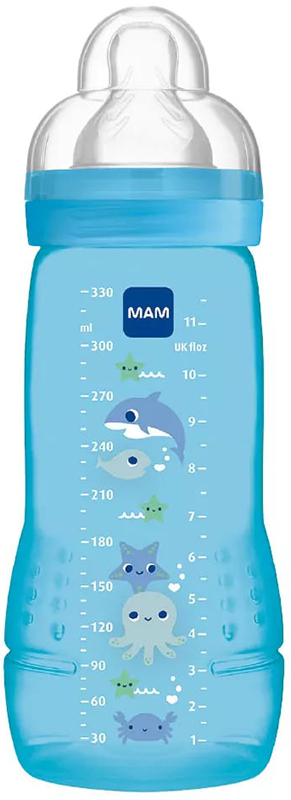 MAM EASY ACTIVE BIBERON 4+ 330 ML TETTARELLA 3 MASCHIO - famajoy.it