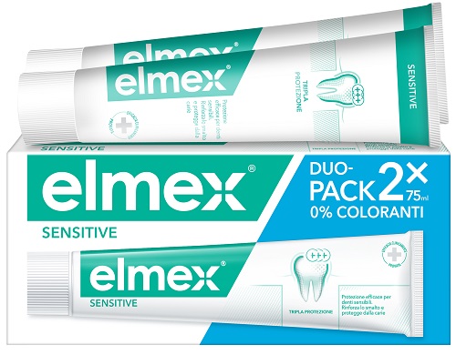 ELMEX SENSITIVE DENTIFRICIO BITUBO 2X75 ML - famajoy.it