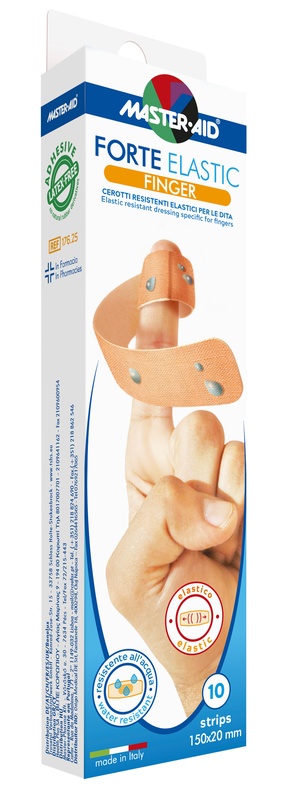 CEROTTO MASTER-AID ELASTIC FINGER 10 PEZZI - famajoy.it