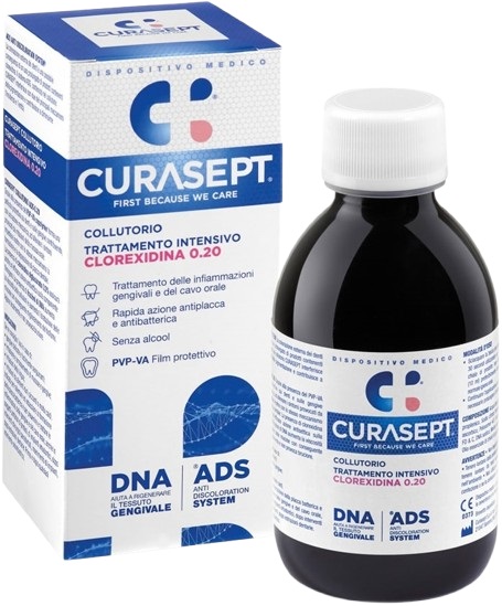 CURASEPT COLLUTORIO 0,20 ADS + DNA 200 ML - famajoy.it