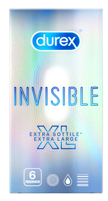 PROFILATTICO DUREX INVISIBLE XL 6 PEZZI - famajoy.it