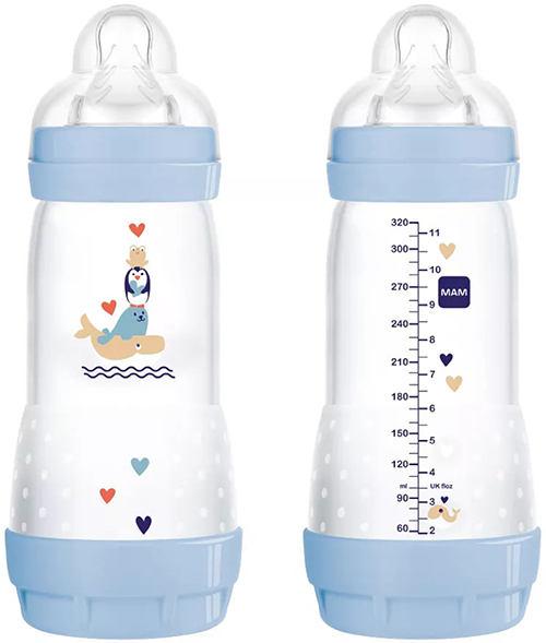 MAM BIBERON EASY START 320 ML 4+ TETTARELLA 3 MASCHIO - famajoy.it