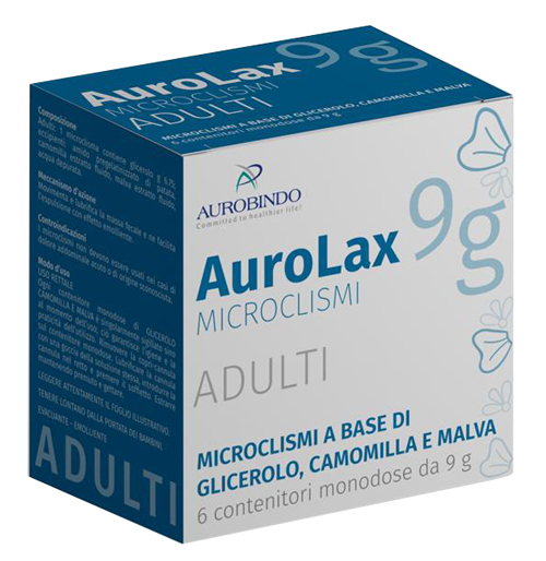 MICROCLISMI PER ADULTI AUROLAX 6 CONTENITORI 9 G - famajoy.it