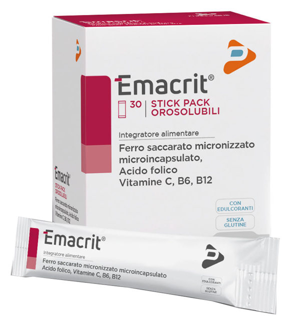EMACRIT OROSOLUBILE 30 STICK PACK - famajoy.it