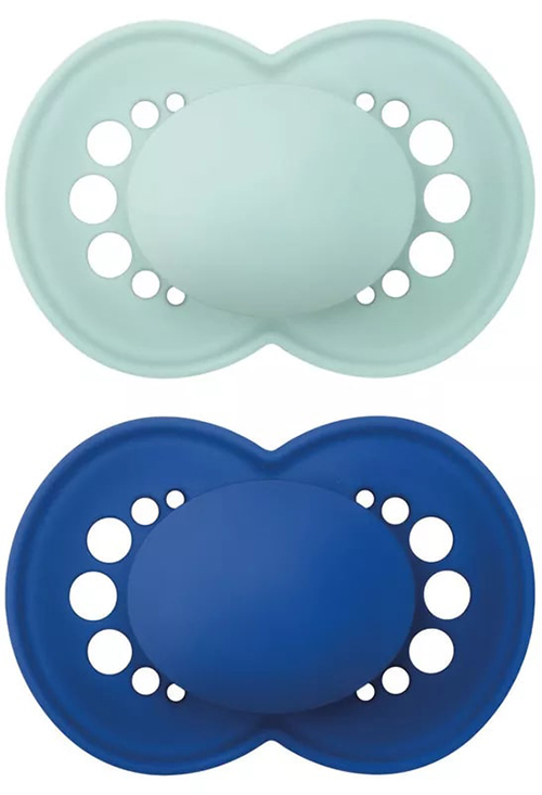 MAM SUCCHIETTO ORIGINAL NIGHT 16+ SILICONE MASCHIO 2 PEZZI - famajoy.it