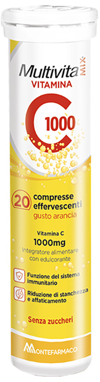 MULTIVITAMIX VIT C 1000 20 COMPRESSE EFFERVESCENTI - famajoy.it
