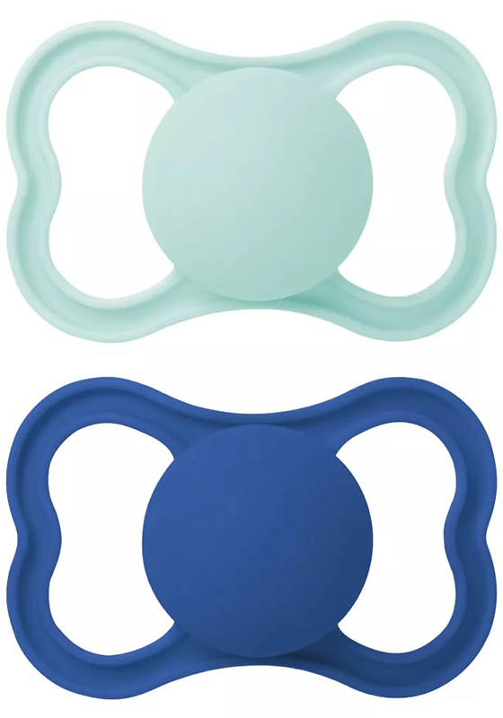 MAM AIR SUCCHIETTO 16+ MESI SILICONE DOPPIO MASCHIO - famajoy.it