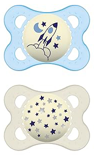 MAM NIGHT SUCCHIETTO 2-6 MESI SILICONE DOPPIO MASCHIO - famajoy.it