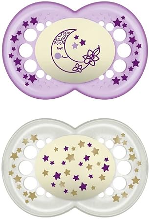MAM NIGHT SUCCHIETTO 6+ MESI SILICONE DOPPIO FEMMINA - famajoy.it