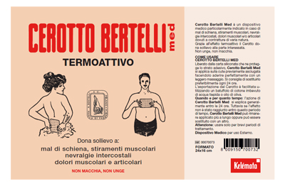 BERTELLI CEROTTO MED GRANDE 24 X 16 CM - famajoy.it