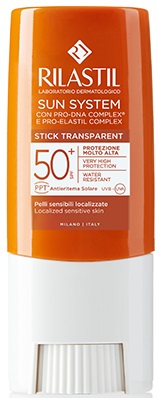 RILASTIL SUN SYSTEM PHOTO PROTECTION TERAPY SPF 50+ STICK TRASPARENTE 8,5 ML - famajoy.it