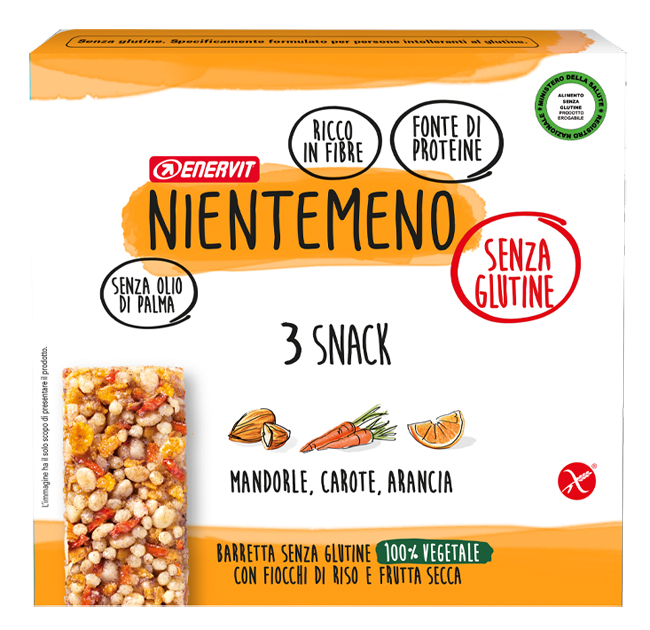 NIENTEMENO EN BARRETTA MANDORLE CAROTE ARANCIA - famajoy.it