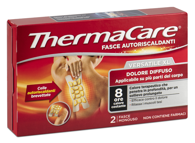 FASCIA AUTORISCALDANTE VERSATILE THERMACARE XL 2 PEZZI - famajoy.it