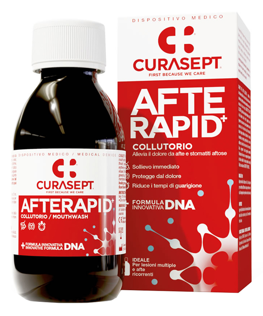 CURASEPT COLLUTORIO AFTE RAPID DNA 125 ML - famajoy.it