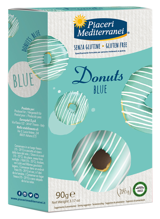 PIACERI MEDITERRANEI DONUTS BLUE 90 G - famajoy.it