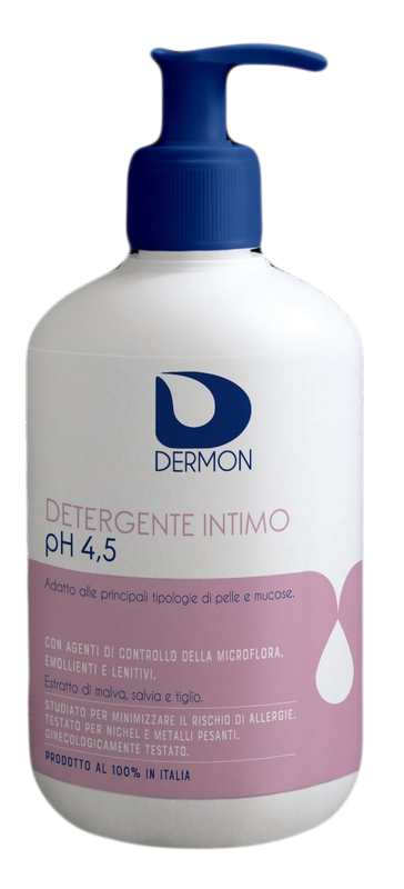 DERMON DETERGENTE INTIMO USO FREQUENTE PH 4,5 500 ML - famajoy.it