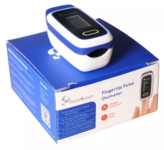 FINGERTIP PULSE OXIMETER BLU - famajoy.it