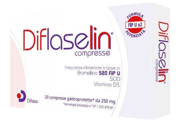 DIFLASELIN 20 COMPRESSE GASTROPROTETTE 250 MG - famajoy.it