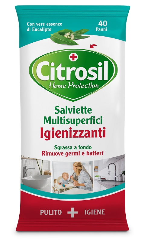 CITROSIL SALVIETTE IGIENIZZANTI EUCALIPTO 40 PEZZI - famajoy.it