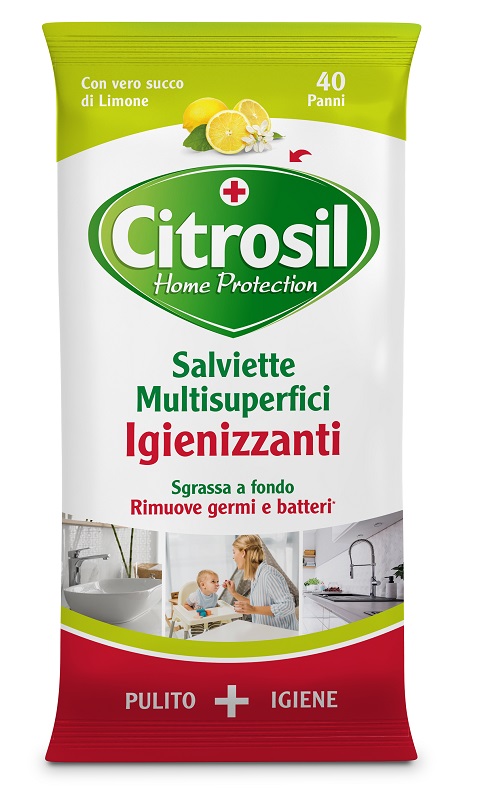 CITROSIL SALVIETTE IGIENIZZANTI LIMONE 40 PEZZI - famajoy.it