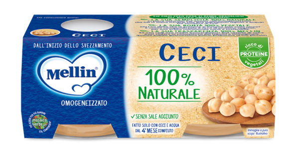 MELLIN OMOGENEIZZATO CECI 2 X 80 G - famajoy.it