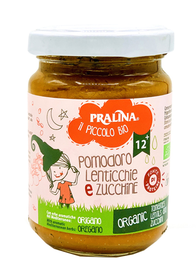 IL PICCOLO BIO POMODORO LENTICCHIE ZUCCHINE 130 G - famajoy.it
