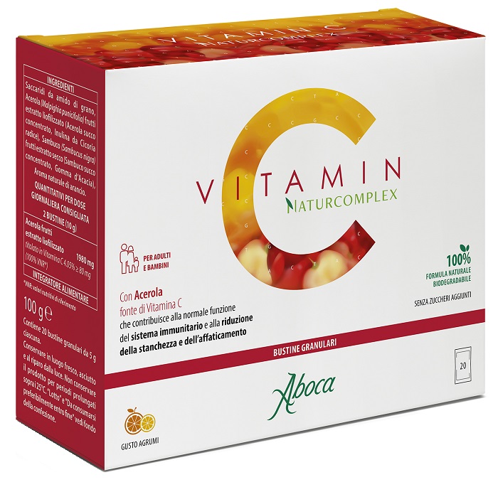 VITAMIN C NATURCOMPLEX 20 BUSTINE - famajoy.it