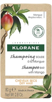 KLORANE SHAMPOO SOLIDO MANGO 80 G - famajoy.it