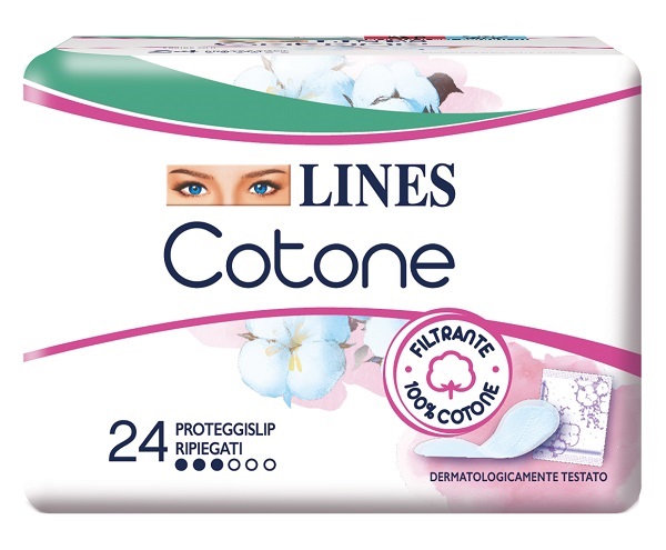 LINES COTONE BIO SALVASLIP RIPIEGATI 24 PEZZI - famajoy.it