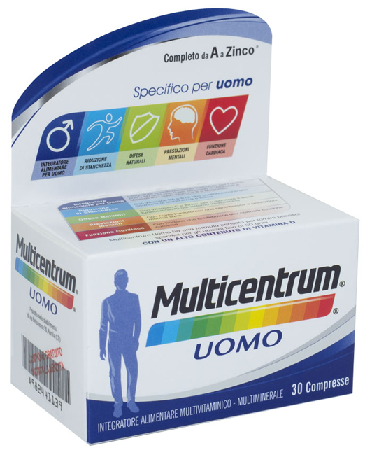 MULTICENTRUM UOMO 30 COMPRESSE - famajoy.it