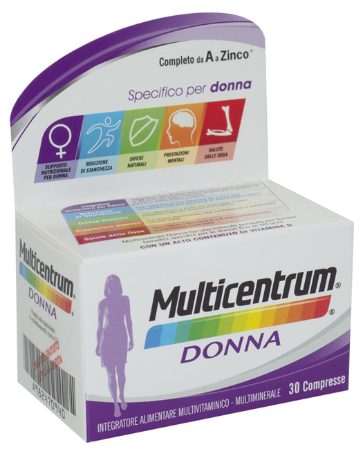 MULTICENTRUM DONNA 30 COMPRESSE - famajoy.it
