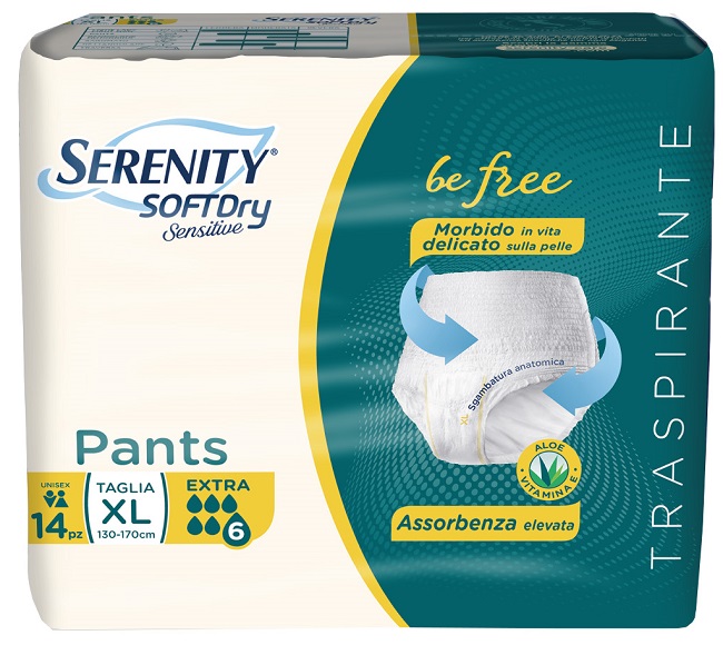 SERENITY PANTS SD SENSITIVE EXTRA XL 14 PEZZI - famajoy.it