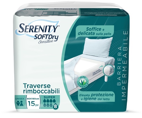 SERENITY TRAVERSA SD SENSIIVE SUPER 80X180 CM 15 PEZZI - famajoy.it