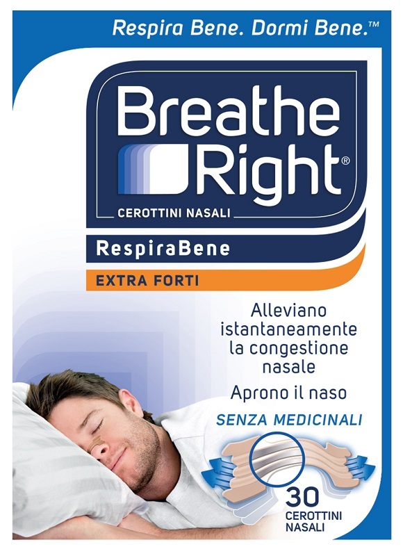 CEROTTI NASALI BREATHE RIGHT EXTRA FORTE 30 PEZZI - famajoy.it