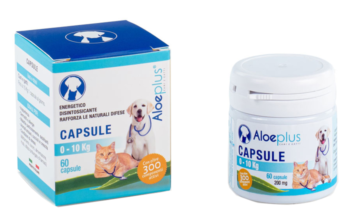ALOEPLUS CAPSULE CANI/GATTI 0-10 KG - famajoy.it