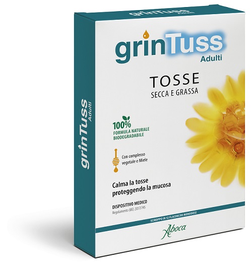 GRINTUSS ADULTI SCIROPPO 12 FLACONCINI - famajoy.it