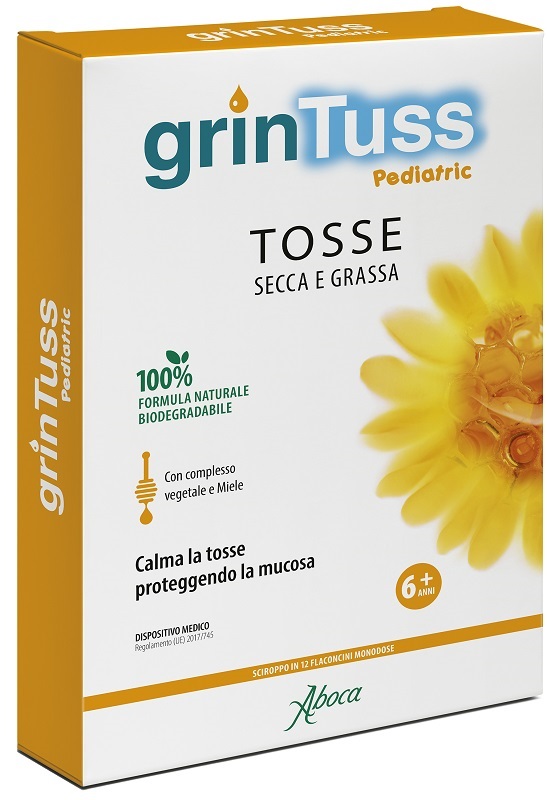 GRINTUSS PEDIATRIC SCIROPPO 12 FLACONCINI - famajoy.it