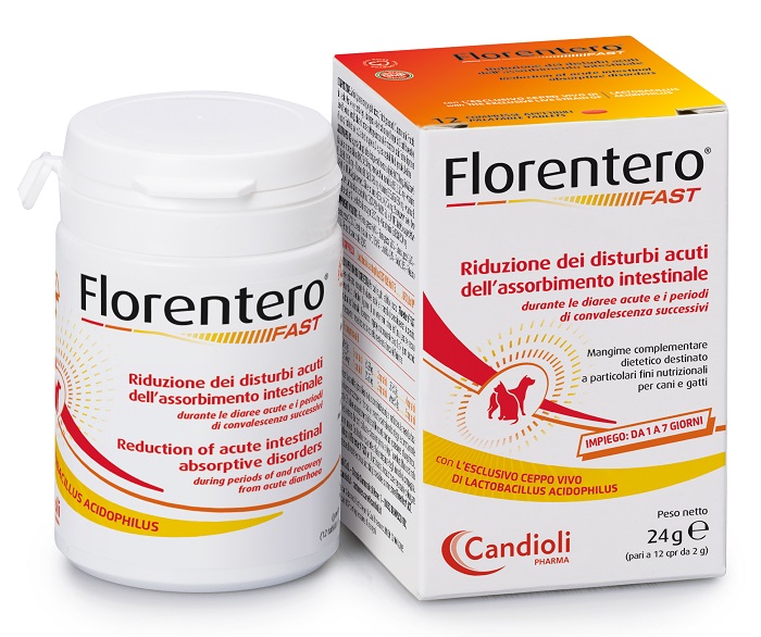 FLORENTERO FAST BARATTOLO DA 12 COMPRESSE APPETIBILI DA 2 G - famajoy.it