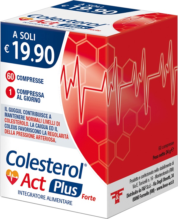 COLESTEROL ACT PLUS FORTE 60 COMPRESSE - famajoy.it