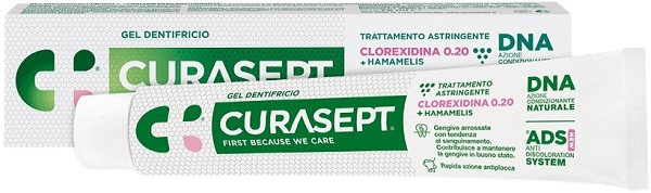 CURASEPT GEL DENTIFRICIO ADS DNA TRATTAMENTO ASTRINGENTE 75 ML - famajoy.it