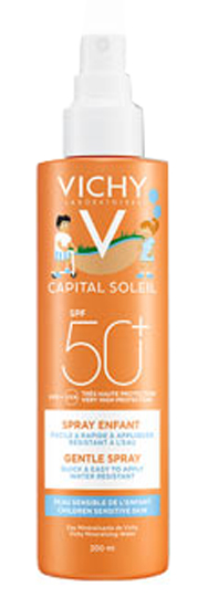 CAPITAL SOLEIL SPRAY KID WATER RESIST 50+ 200 ML - famajoy.it