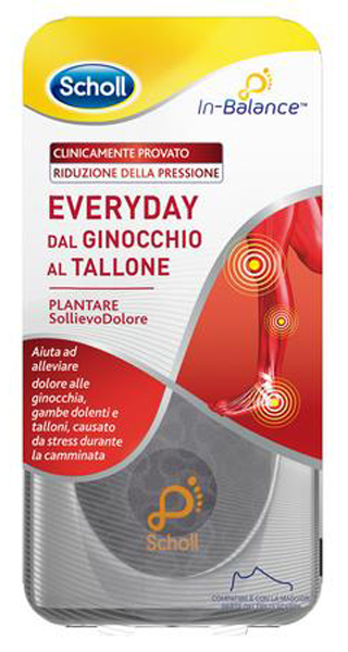 PLANTARE SOLLIEVO DOLORE DA GINOCCHIO A TALLONE SCHOLL IN BALANCE EVERYDAY L - famajoy.it