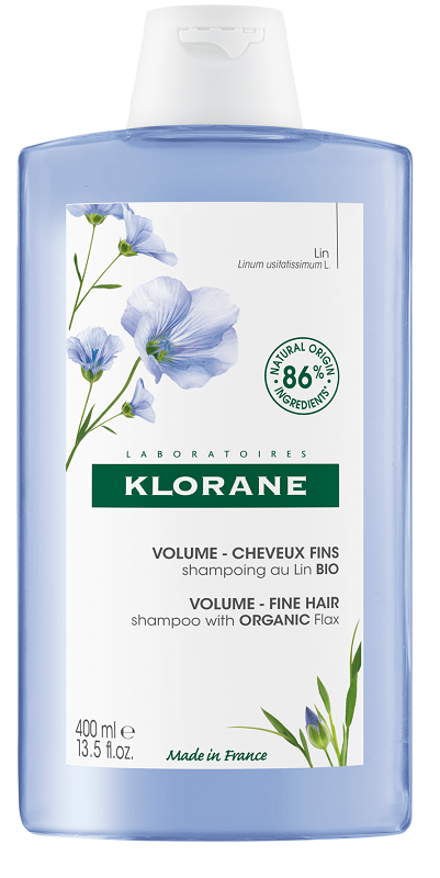 KLORANE SHAMPOO VOLUME FINE HAIR CON LINO 400 ML - famajoy.it