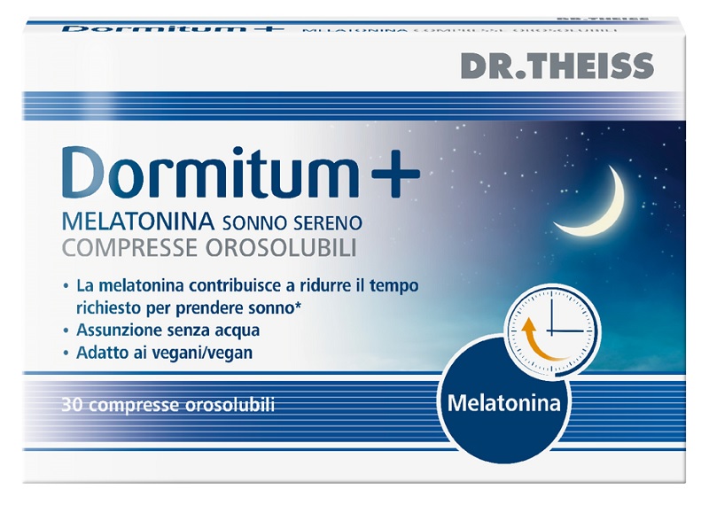 THEISS DORMITUM + MELATONINA SONNO SERENO 30 COMPRESSE OROSOLUBILI - famajoy.it