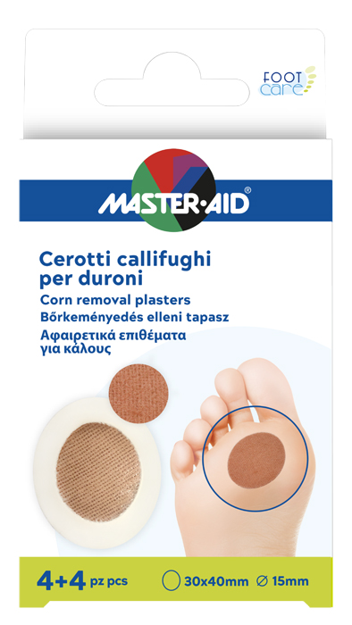 FOOTCARE CALLIFUGHI PER DURONI 4+4 PEZZI - famajoy.it