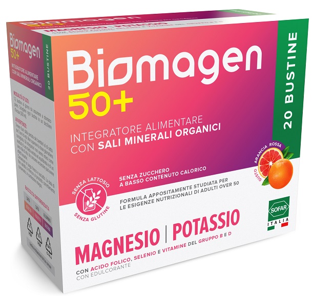 BIOMAGEN 50+ SENZA ZUCCHERI 20 BUSTINE - famajoy.it